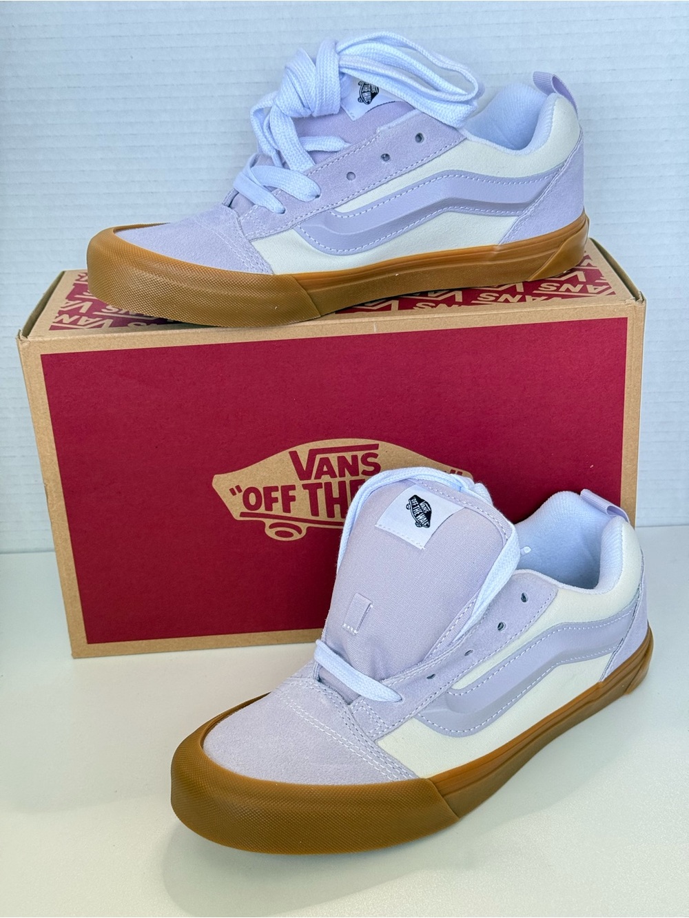Vans Knu Skool Lavender Gum Sole Sneakers Women’s Size 7 NWT